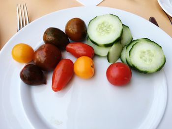 Close-up of salad in plate