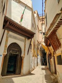 Street amidst buildings in casbah of algiers 