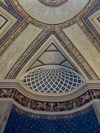 Low angle view of ceiling of the vatican museums