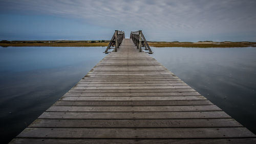 Pier on sea