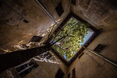 Low angle view of old building