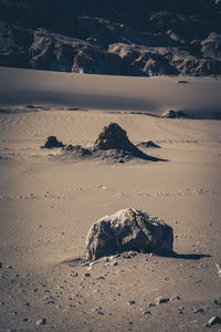 Valle de luna rocks and environment