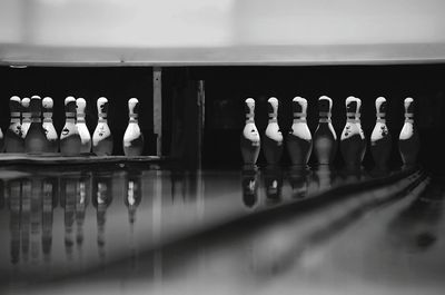 Close-up of chess pieces