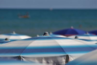 Blue sea against sky