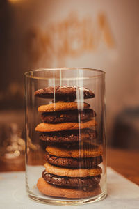 Close-up of coffee on table