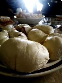 Close-up of food in plate