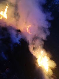 Scenic view of sky at night