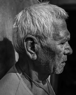 Close-up portrait of man