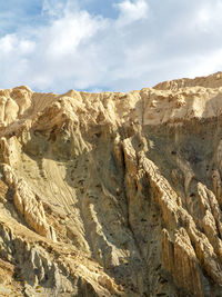 Lamayuru moonland - picturesque lifeless mountain landscape on a section of the leh-kargil route