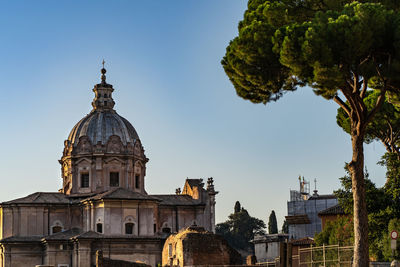 Historic building against clear sky