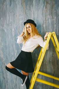 Young woman looking away