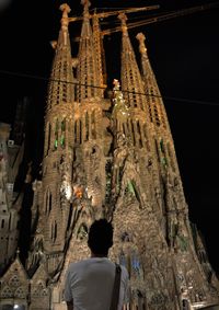 View of church at night