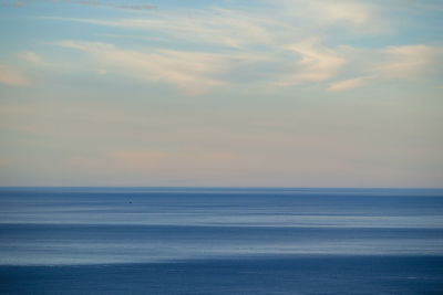 horizon over water