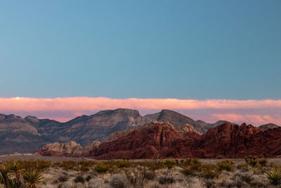 Scenic view of mountain against sky