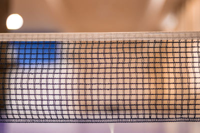 High angle view of blinds on table