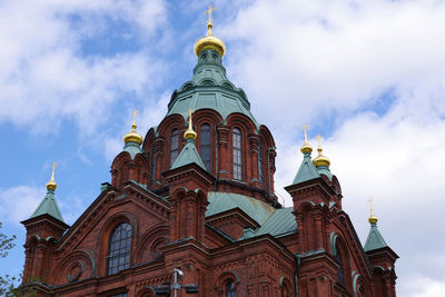 Low angle view of cathedral against sky