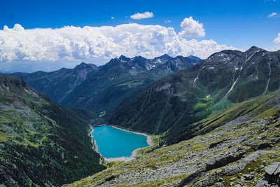 Valley with mountains