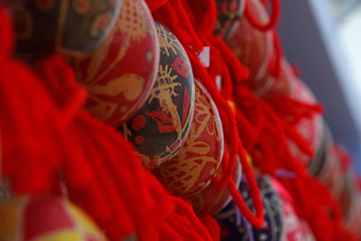 Close-up of red flowers