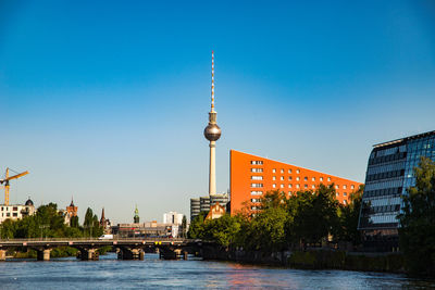 View of buildings at waterfront