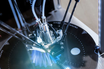 Close-up of 3d printer