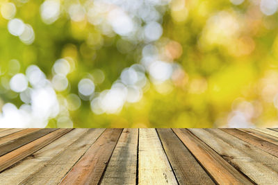 Defocused image of wood against sky