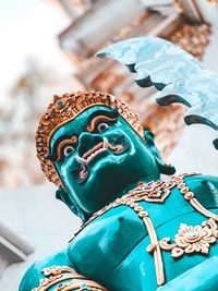 Low angle view of statue
