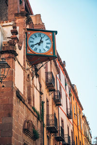 Low angle view of clock tower