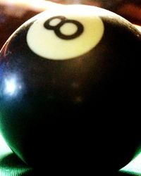 Close-up of ball on table