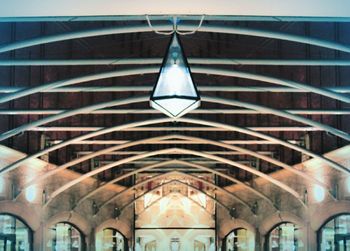 Low angle view of ceiling