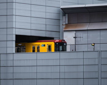 View of train at station