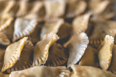 Rustical ravioli or tortellini. high quality photo