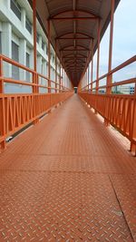 View of elevated walkway