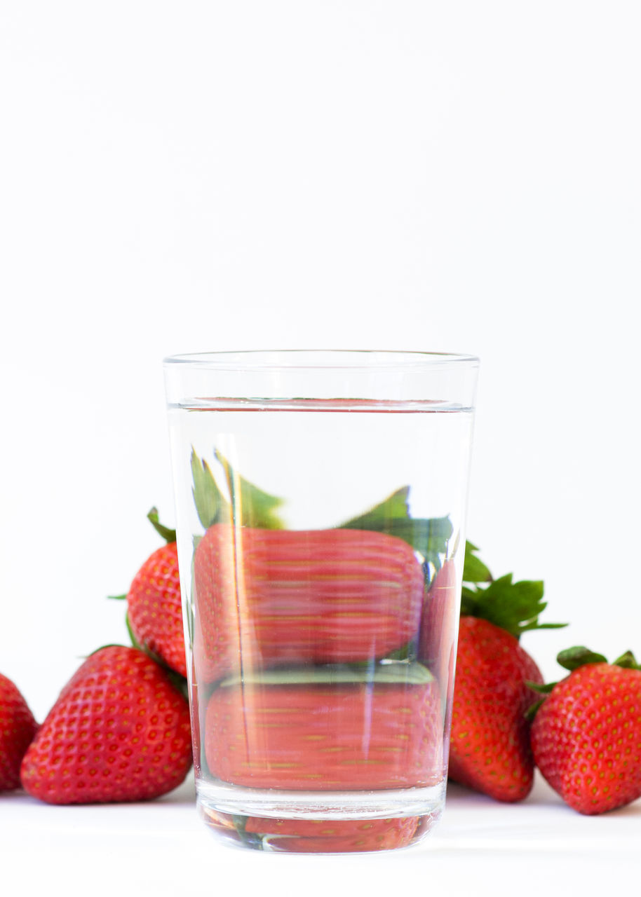 FRUITS IN GLASS CONTAINER