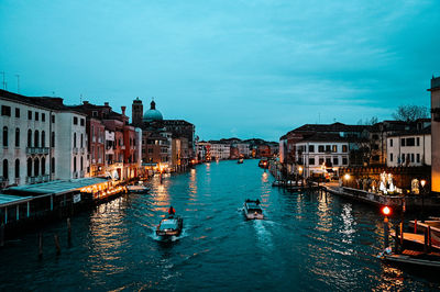 Boats in canal