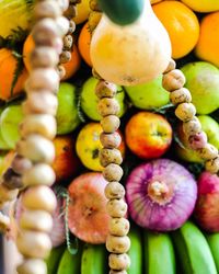 Full frame shot of fruits