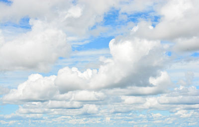 Low angle view of clouds in sky