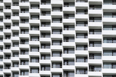 Full frame shot of apartment building