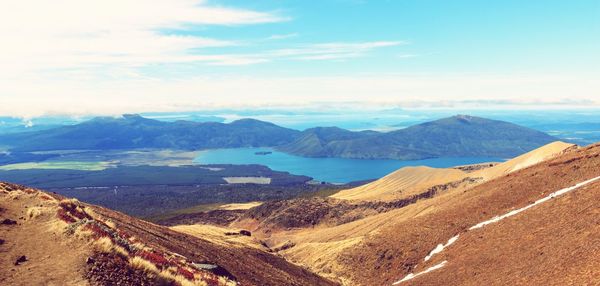 Scenic view of landscape against sky