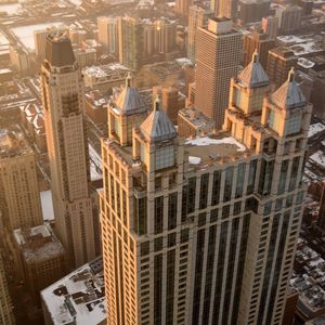 Skyscrapers in city