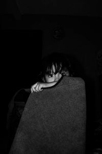 Portrait of young woman