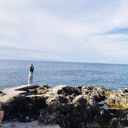 Mediation on the cliffs in negril, westmoreland