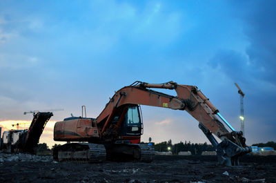 View of construction site against sky