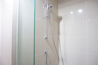 Low angle view of shower