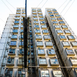 Low angle view of skyscraper