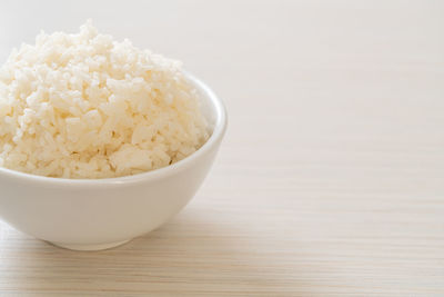 Close-up of food in bowl on table