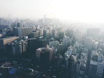 Aerial view of city