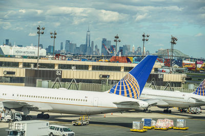 Airplane on airport