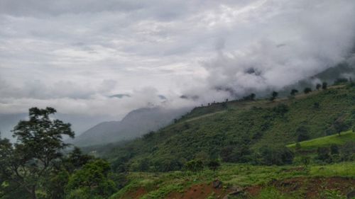 Scenic view of landscape against sky