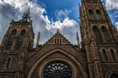 Low angle view of church