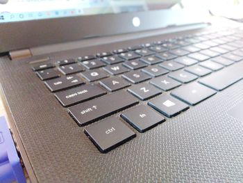 Close-up of computer keyboard